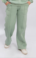 Casual Wide-Leg Cotton Pant