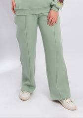 Casual Wide-Leg Cotton Pant