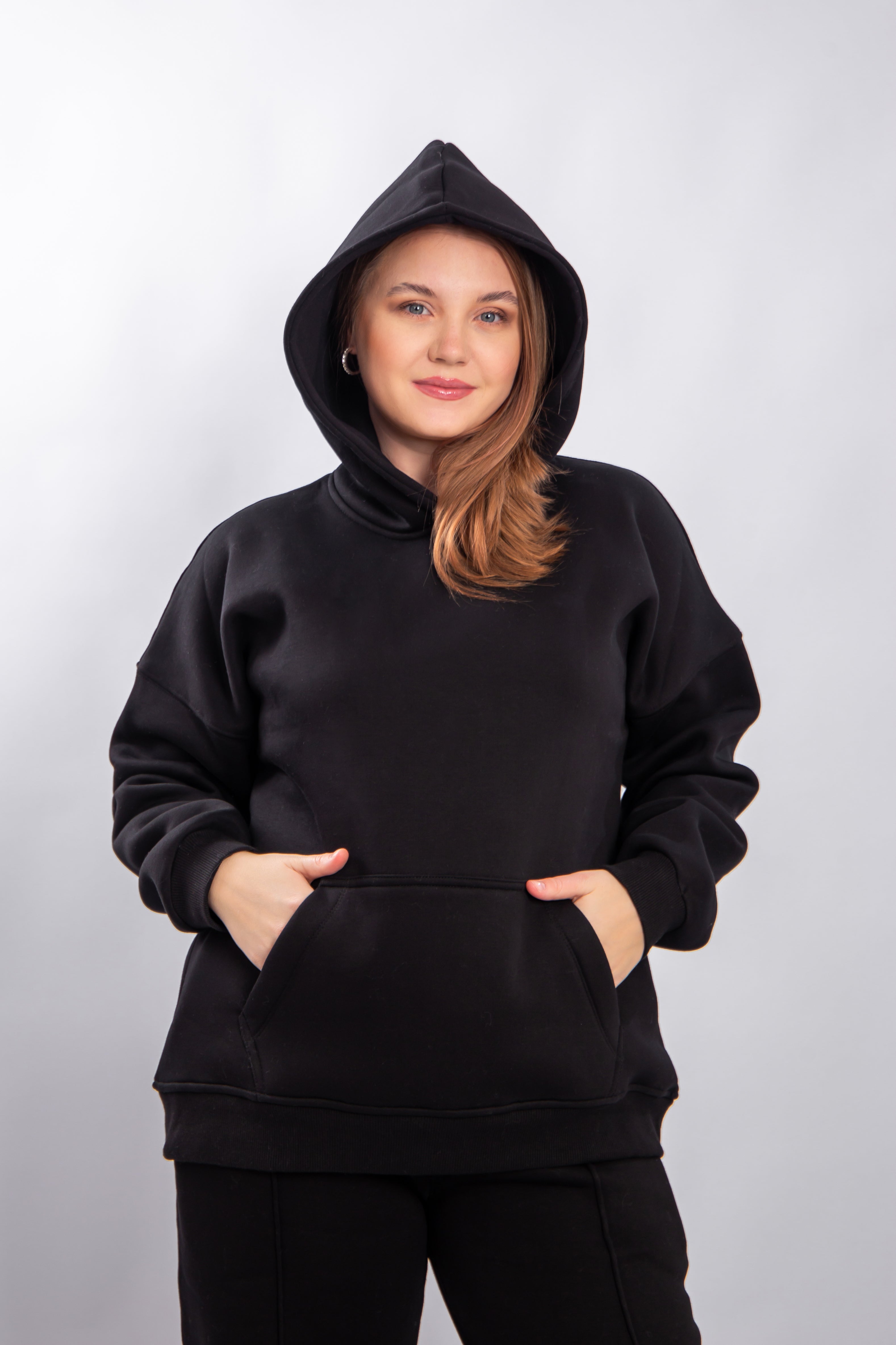 Casual Floral Embroidered Hoodie