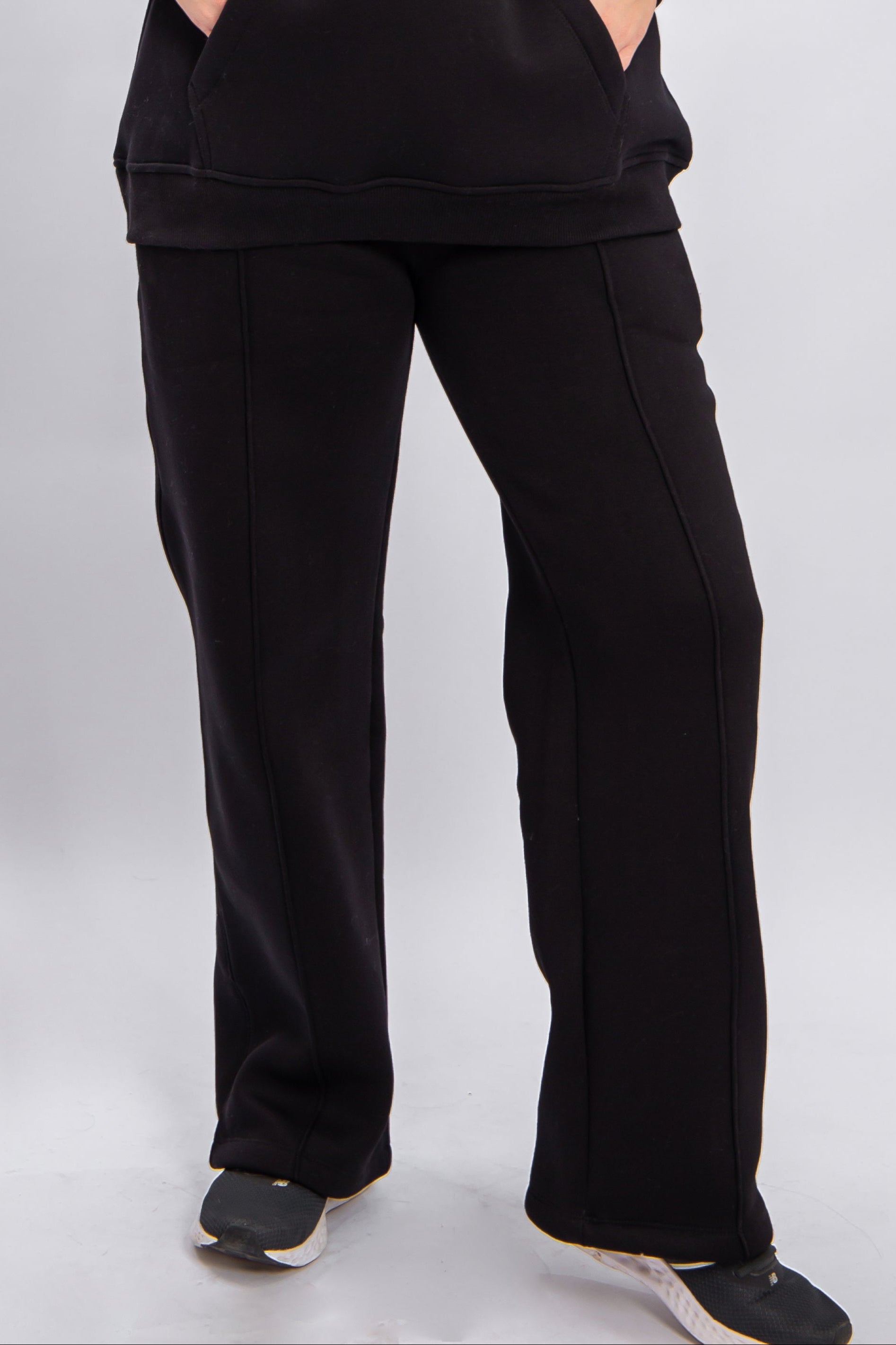 Casual Wide-Leg Cotton Pant