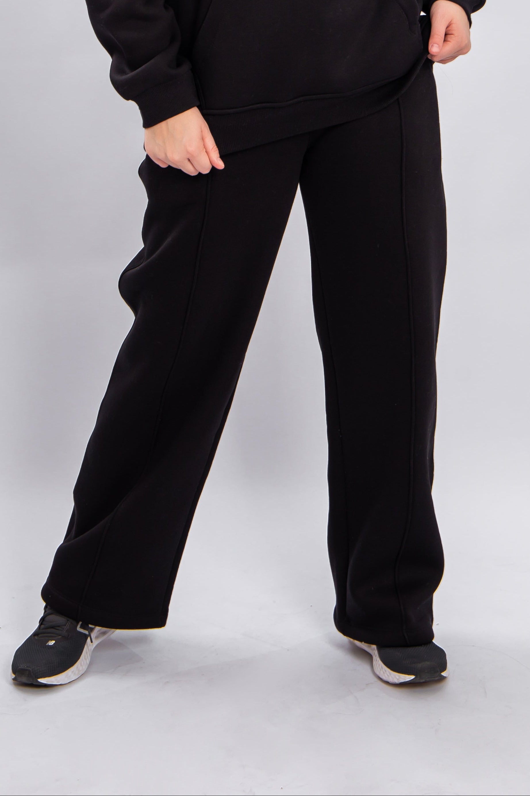 Casual Wide-Leg Cotton Pant