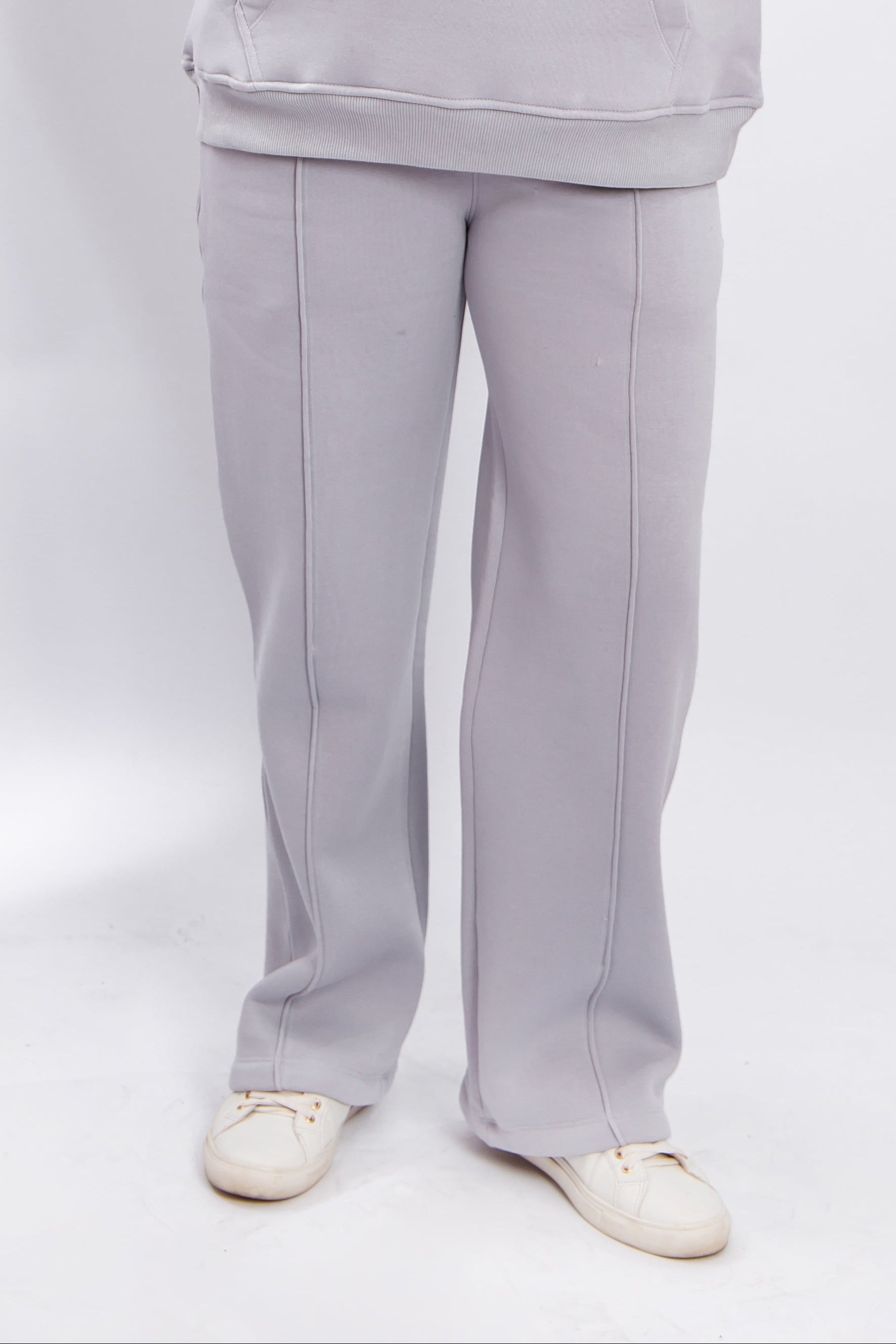 Casual Wide-Leg Cotton Pant