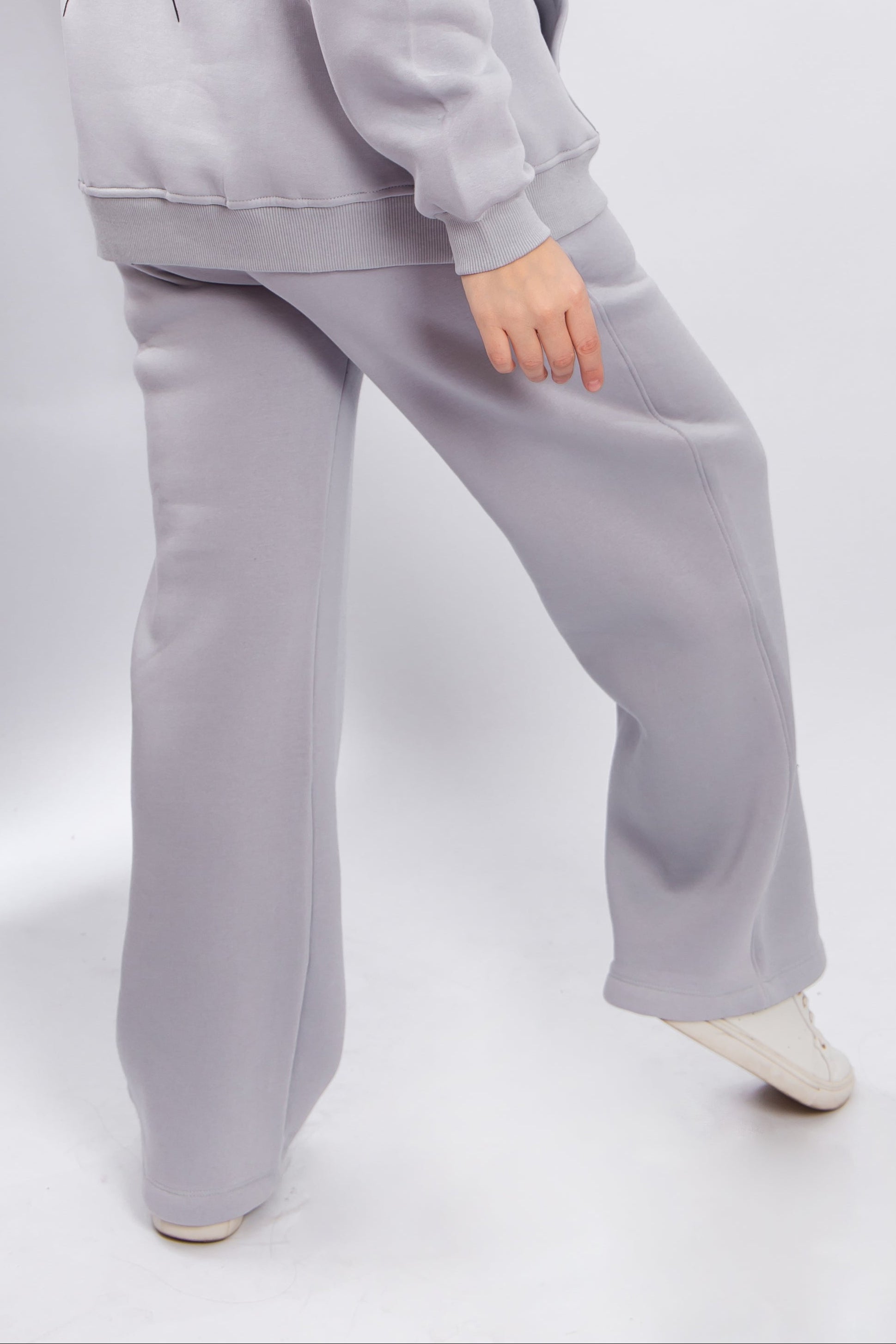 Casual Wide-Leg Cotton Pant
