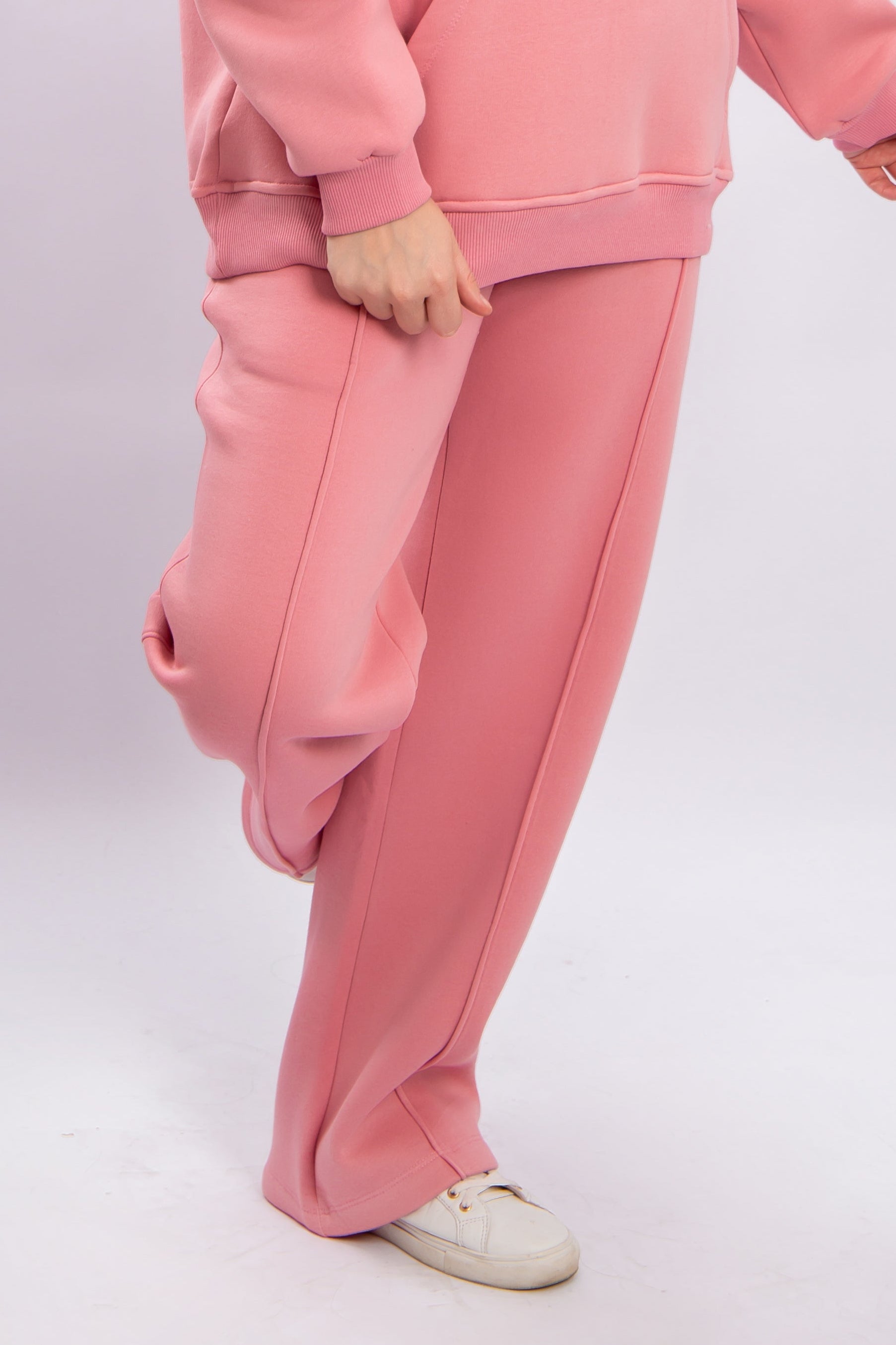 Casual Wide-Leg Cotton Pant