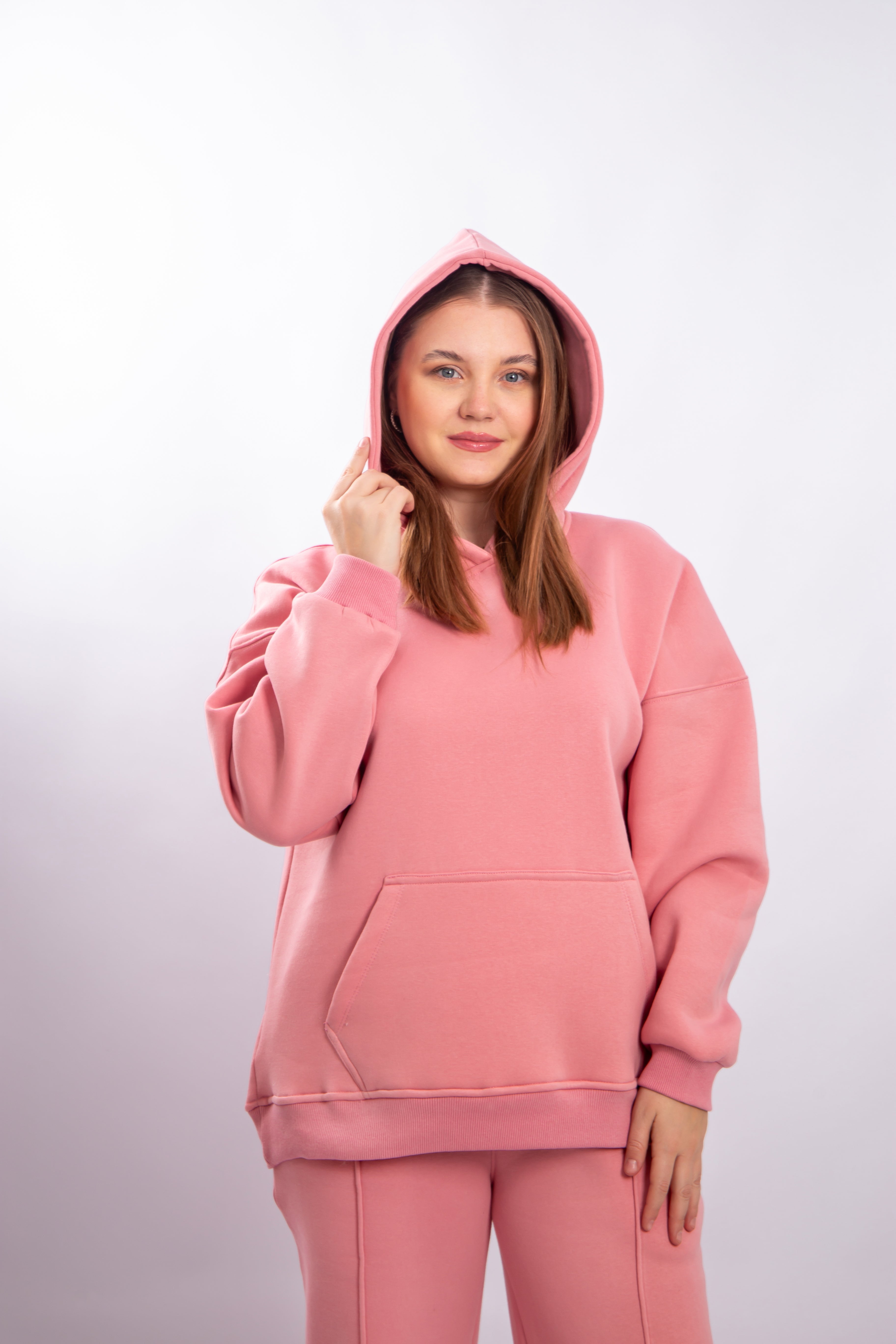 Casual Floral Embroidered Hoodie