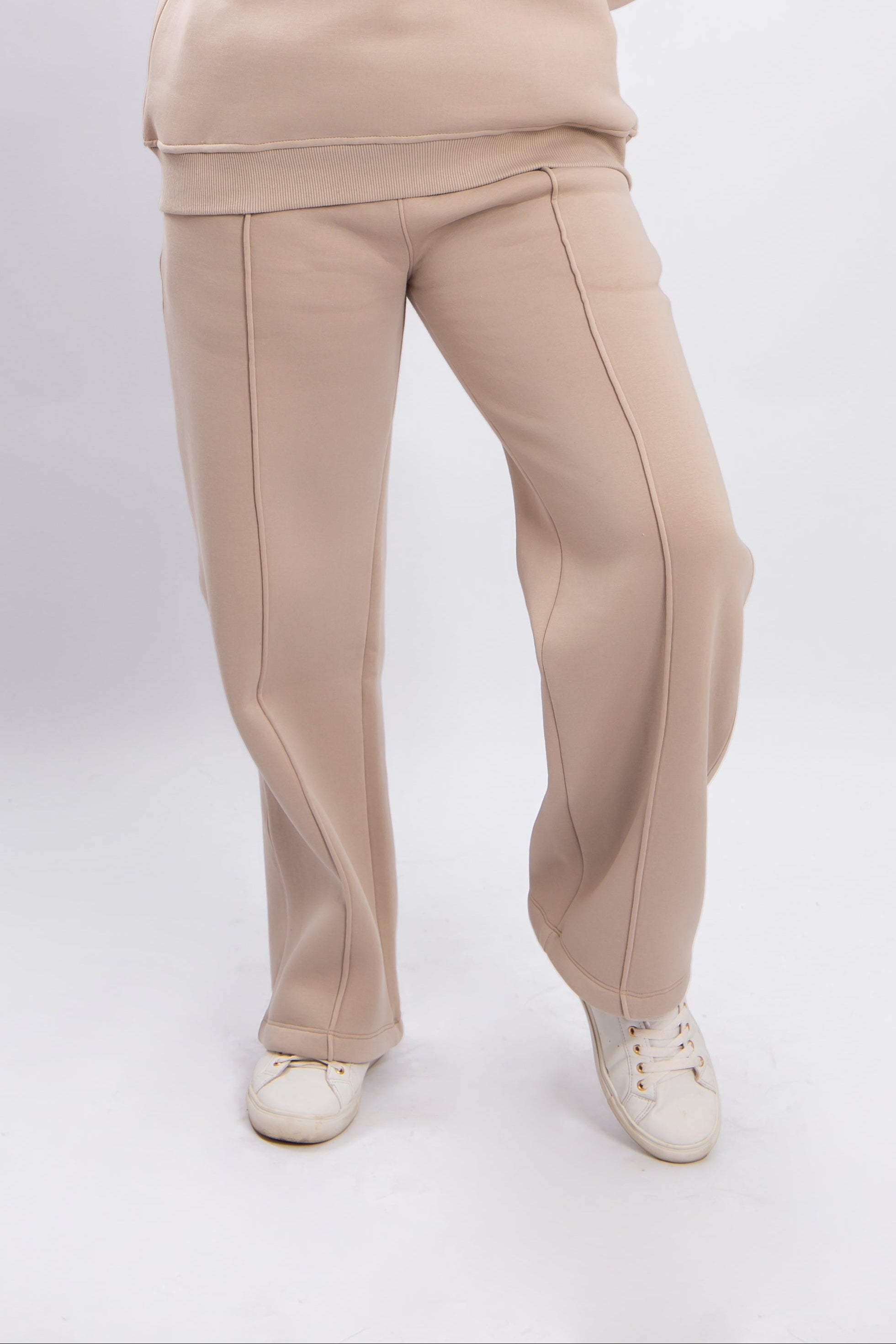 Casual Wide-Leg Cotton Pant