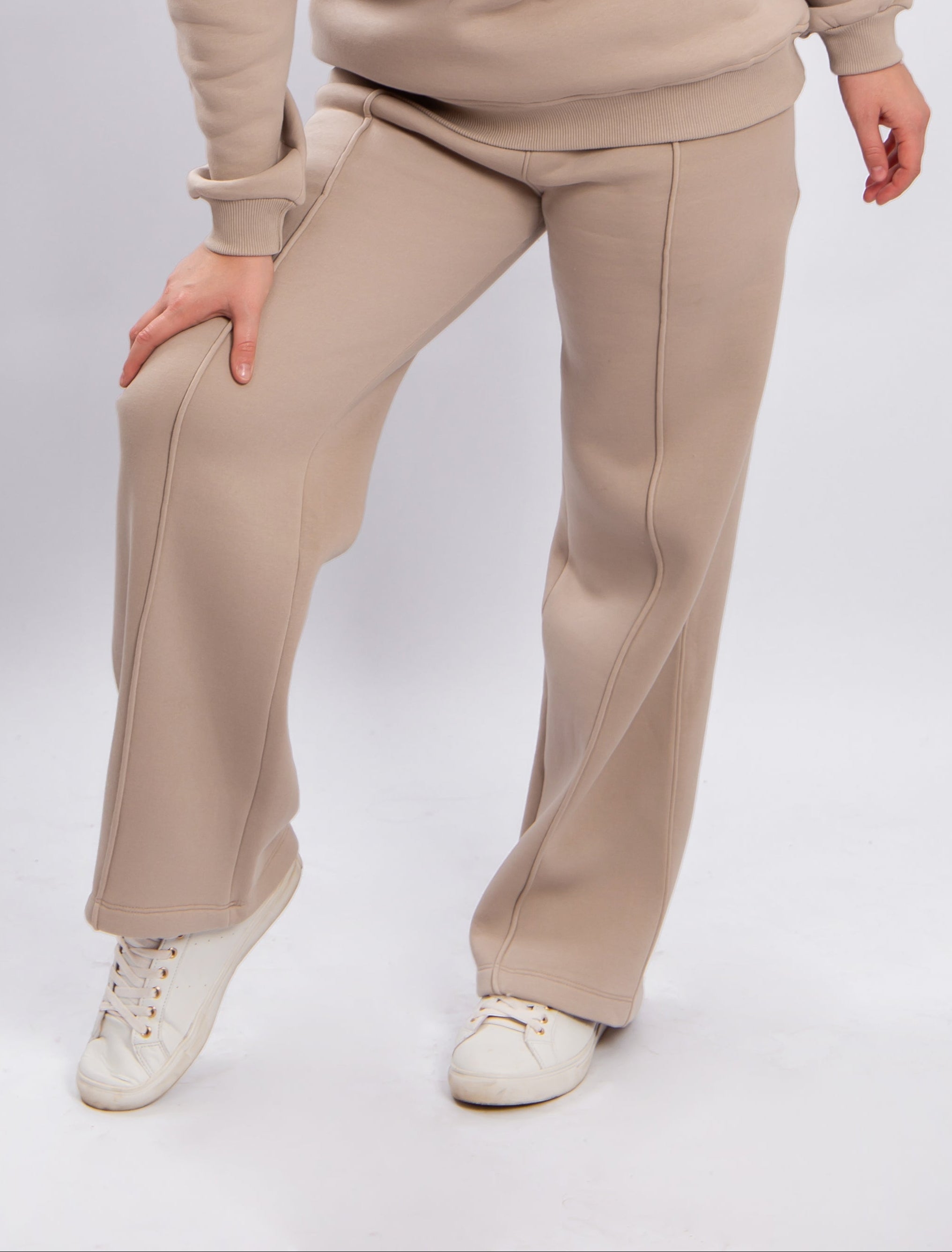 Casual Wide-Leg Cotton Pant