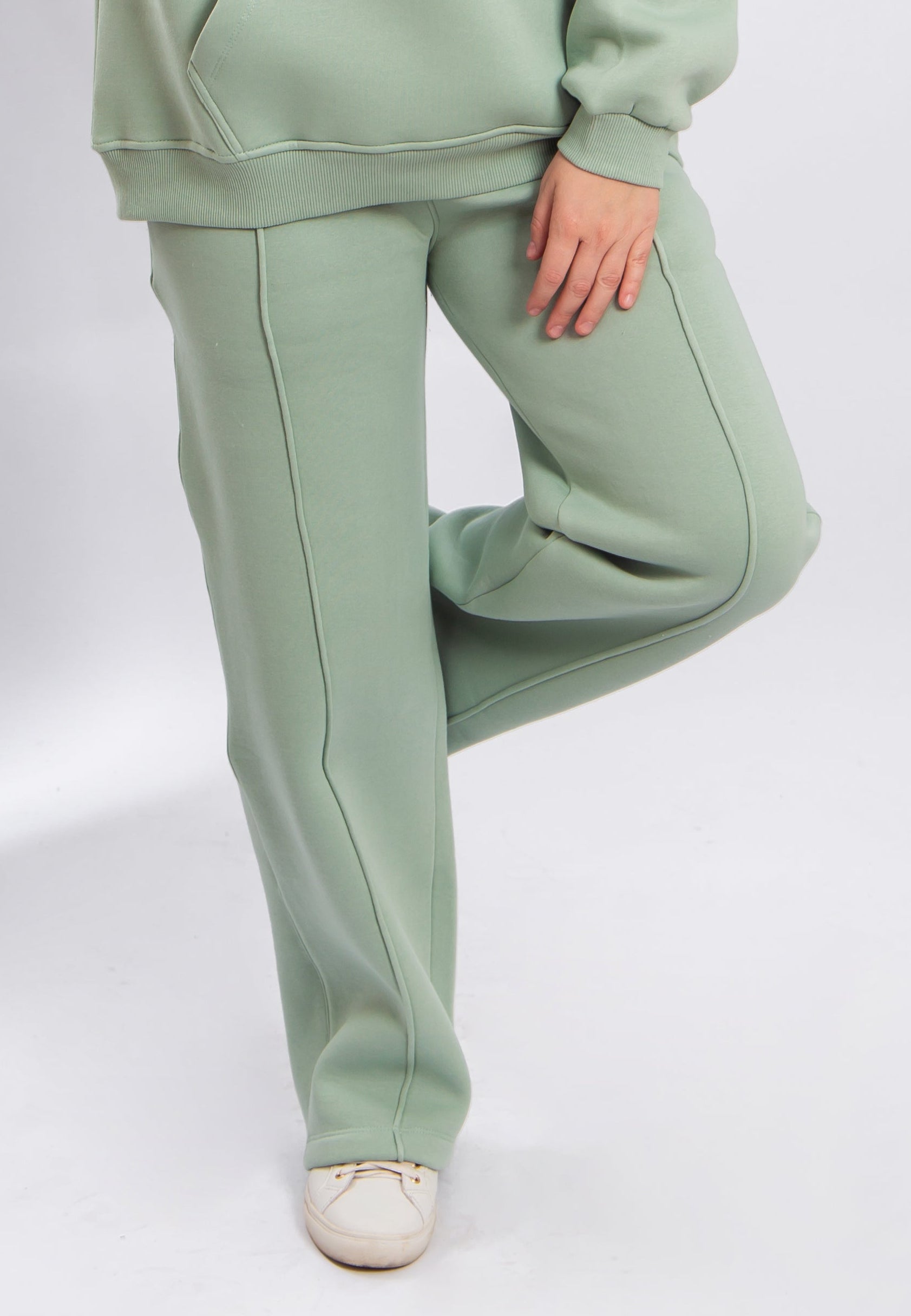 Casual Wide-Leg Cotton Pant